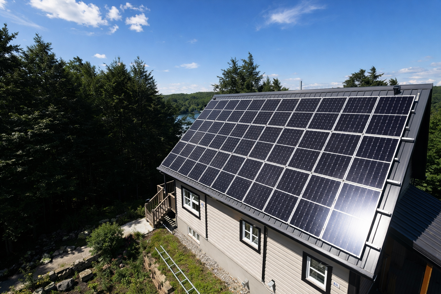 Installation solaire agricole